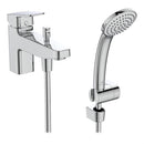 Ideal Standard Ceraplan Single Lever Bath Shower Mixer with Shower Set - Chrome BD267AA
