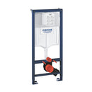 Grohe Concealed Cistern Wc Frame Matt Black Plate Rimless Wall-hanging Toilet Pan