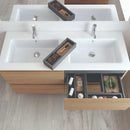 RAK Ceramics Joy 1210mm In-Countertop Basin 2 Tap Holes JOYDI12102WH