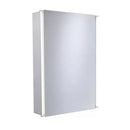 Tavistock Sleek Illuminated Single Door 490mm X 650mm Mirror Cabinet with Charging Socket SL44AL