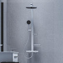 Ideal Standard Ceraflow ALU+ Single Lever Shower System Exposed Mixer 2 Function 2 Shelves Silver BD584SI