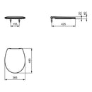 Sandringham 21 Toilet Seat Slow lose E131801