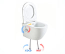 Rimless Toilet Natalia Vortex Tornado Flushing Wall Hung Pan Inc BIDET FUNCTION Soft Seat Grohe Wc Frame 1.12 Chrome Flush Plate 3877220A