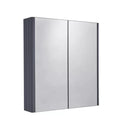 Tavistock Marston Double Door 600mm Bathroom Mirror Cabinet - Matt Dark Grey MSCAB60.DGM