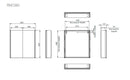 Tavistock Render Double door Cabinet Demist 600X700 Recess LED RMC060