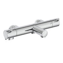 Ideal Standard Ceratherm T125 Exposed Thermostatic 2 Tap Hole Deck Mounted Bath Shower Mixer - Chrome A7593AA