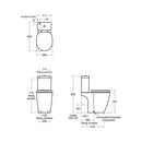 Ideal Standard Concept Freedom 365mm Close Coupled Pan E608601 + E791701 + E796901