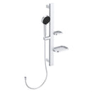 Ideal Standard Idealrain Alu+ Shower Set 600 Mm Rail 2 Function Spray And Shelves Silver BD586SI