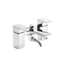 Tavistock Siren 2 Tap Hole Deck Mounted Bath Shower Mixer - Chrome TSN42