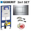 Geberit Duofix Up320 1.12m Sigma30  Cistern Wall Hung Concealed Wc Toilet Frame Set 111.383.00.3  + 115.883.JQ.1