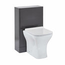Anas Rossini 500x800x220mm Floorstanding WC Unit Only Wolf Grey ROSSINI09