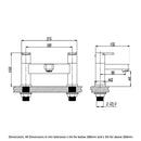 RAK Ceramics Tonique Bath Filler - Chrome RAKTON3004