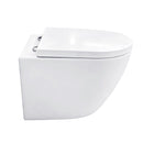 Anas Rimless Wall Hung Pan Valentina With Soft Close Seat White