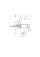 Vitra Minimax Bath Filler Tap - Chrome A42111VUK