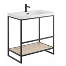 Anas Boho 800 Floorstanding Black Frame With Basin BOHO-800FRAME + BOHO-800BASIN (No Drawer)