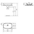 Ideal Standard i.life B 60cm Countertop Rectangular Vessel T508701