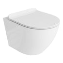 Grohe 0.82 WC Frame Chrome Plate Rimless Wall Hung Toilet Pan And Soft Close Seat 38773000