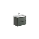 Anas Ella 765x550x444mm Wall Mounted Vanity With Basin Anthracite ELLA-800WALLUNIT-ANTHRACITE + DEEP800