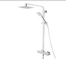 Tavistock Zone Dual Function Bar Valve Shower System with Fixed Shower Head & Handset - Chrome SZN1508
