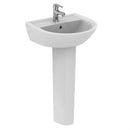 Armitage Shanks Sandringham 21 500mm Ceramic Basin With Pedestal 1 Tap Hole E894501 + E897601