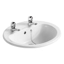 Armitage Shanks Orbit 21 550mm Countertop Basin 2 Tap Holes S248801