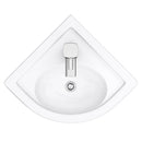 RAK Ceramics Compact 315x315mm Corner Basin 1 Tap Hole COMCNRB1