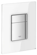 Grohe Concealed Wc Toilet Cistern Frame With Skate Glass Moon White Flush Plate 38845LS0