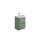 Anas Ella 570x780x444mm Floorstanding Unit With Basin Green ELLA-600FLOORUNIT-GREEN + DEEP600