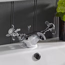Tavistock Varsity Deck Mounted 1 Tap Hole Basin Mixer With Pop Up Waste - Chrome TVA10