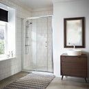 April 1100x1850x6mm Sliding Shower Door 6mm Tempered Glass Chrome Only