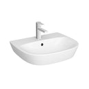 Vitra Zentrum 550mm Washbasin With Pedestal 1 Tap Hole 7277L003-0001 + 6408L003-0156