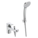 Ideal Standard Cerabase Single Lever Bath Shower Mixer w/ Shower Set - Chrome BD056AA