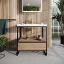 Anas BOHO 600 Black Frame With  Basin BOHO-600FRAME + BOHO-600BASIN (No Drawer)