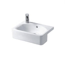 Ideal Standard Concept Space Cube 500mm Semi Recessed Basin 1 Tap Hole - White E779801