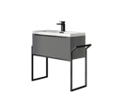 Anas Universal Frame Only For 500/600/800mm Muro Furniture Matt Black MUROMONOFRAME