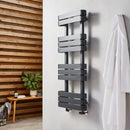 Steel Tower Rail Tampa 1200 x 500 Towel Rail Anthracite TAM1200-500A