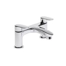 Tavistock Avid 2 Tap Hole Deck Mounted Bath Filler - Chrome TAV32