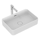 Ideal Standard Retail Strada II 600mm On Countertop Basin 0 Tap Hole & Clicker Waste - White E237301