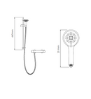 Aqualisa AQ Thermostatic Bar Valve with Cool Touch (inc fixing kit) - Chrome AQ75BAR1