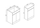 Anas Waterguard 500mm WC Unit Only Gloss White WATERGUARD-500WC-GWTE