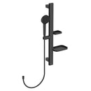 Ideal Standard Idealrain ALU+ Shower Set 600 mm Rail 2 Function Spray And Shelves Silk Black BD586XG