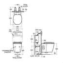Ideal Standard Concept Freedom 365mm Wall Hung Pan E609001 + E791701