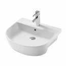 Bathroom Sink Kartell Kameo Semi-Recessed Basin Round Shape