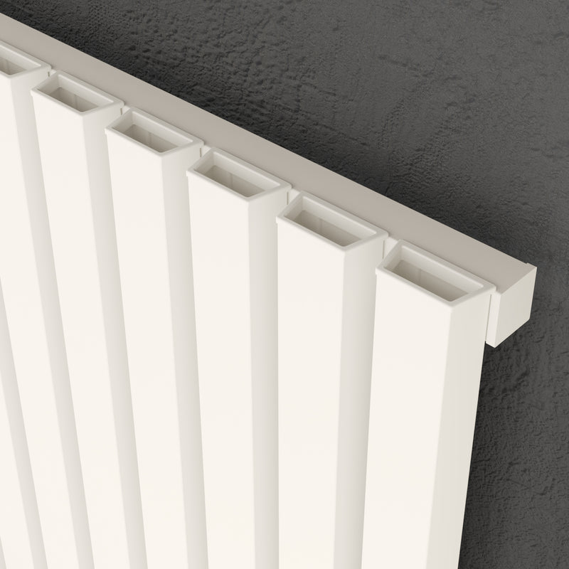 Hamilton Radiator Aluminium Horizontal Radiator HAMILTON DOUBLE 575x1407mm WHITE ALRAD-1
