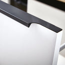 Anas Wall Hung Range 800 Wrap Over Handle Black BLACK-800HANDLE