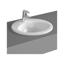 Vitra S20 430mm Countertop Washbasin Inset 1 Tap Hole 5466B003-0001