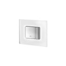 Grohe Concealed Wc Toilet Cistern Frame With Skate Glass Moon White Flush Plate 38845LS0