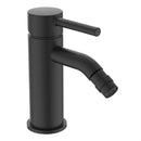 Ideal Standard Ceraline Bidet Mixer w/ Pop-up Waste - Silk Black BC197XG