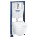 Grohe Solido Wc Frame Euro Wall Hung Pan Concealed Cistern Soft Close Seat 36501000