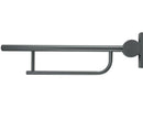 Armitage Shanks CONTOUR 21 Screw to Wall Hinged Support Arm 800mm Long Charcoal S6360RN